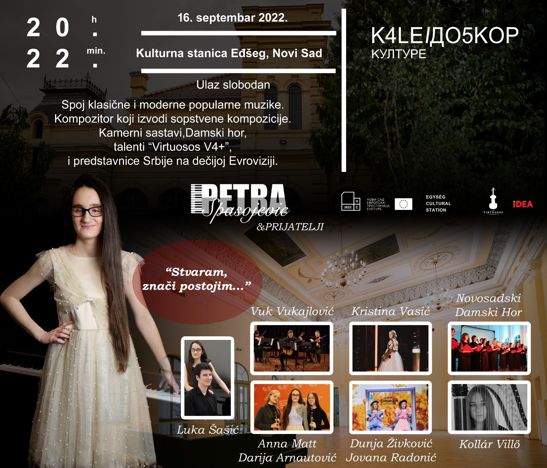 koncert u Novom Sadu 16.09.2022